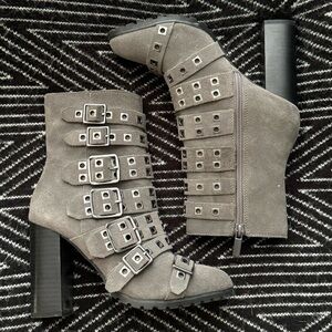 Fergie Juliette grey boots 5
